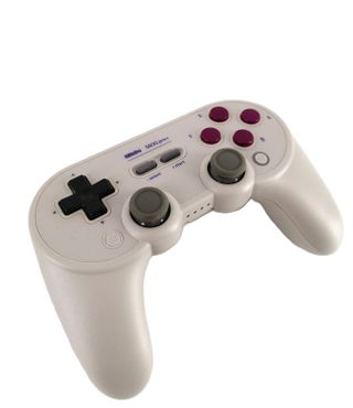 Mando 8BitDo SN30 Pro+ con adaptador USB