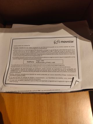 Router 4G Movistar sin strenar 