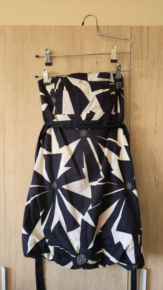 Vestidos blanco y negro (Blanco)