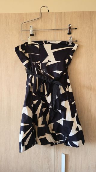 Vestidos blanco y negro (Blanco)