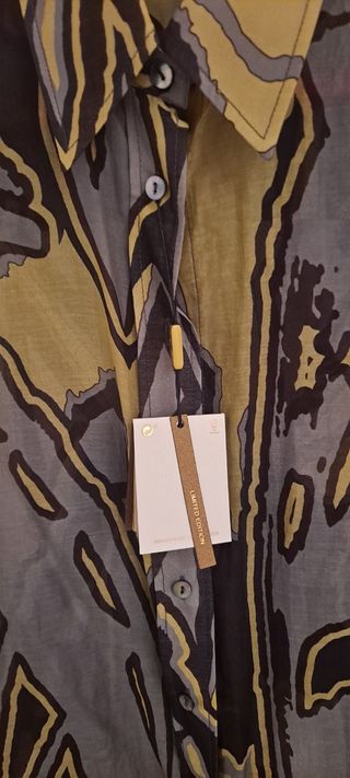 Camisa Massimo Dutti Estampada Nueva