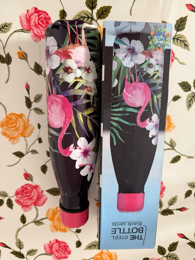 Borraccia Termica Flamingo Fiori