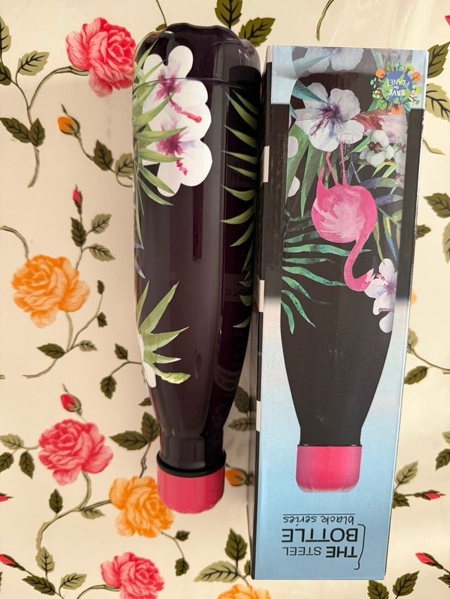 Borraccia Termica Flamingo Fiori