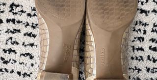 Zapatos Pitillos Beige Talla 37