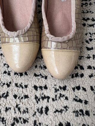 Zapatos Pitillos Beige Talla 37