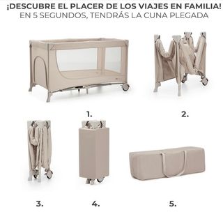 Cuna de Viaje Kinderkraft Joy 2 3 en 1
