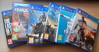 Lote 6 Juegos PS4
