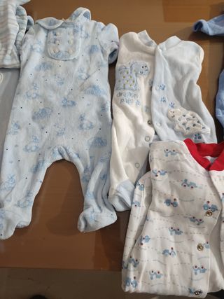 Lote Ropa Bebé: Chaquetas, Polainas, Bodys