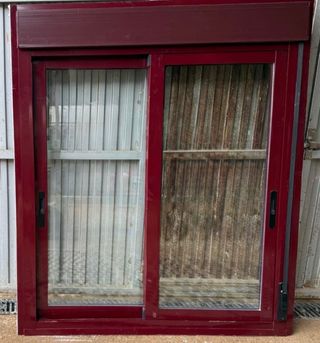 Ventana corredera aluminio climalit 
