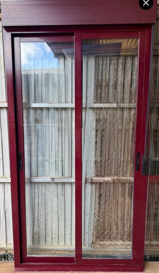 Ventana corredera aluminio climalit 