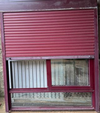 Ventana corredera aluminio climalit 