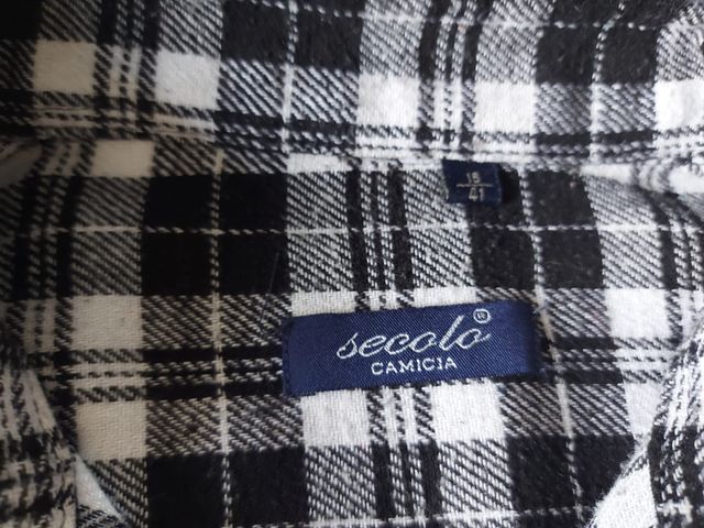 Camicia a quadri uomo invernale