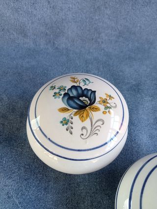 Coppia Ciotole Porcellana Floreale