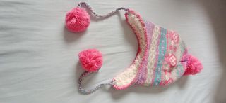 Gorro invierno pompón y orejeras