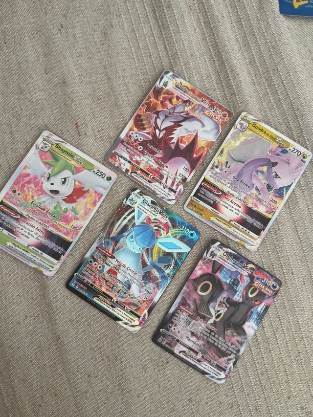 Lote 5 Cartas Pokémon VMAX V ASTRO