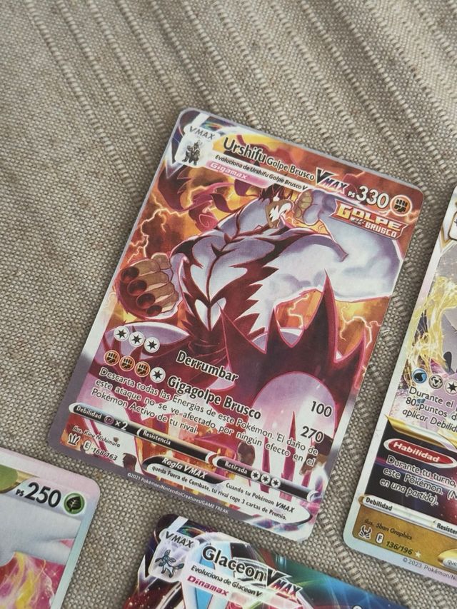 Lote 5 Cartas Pokémon VMAX V ASTRO