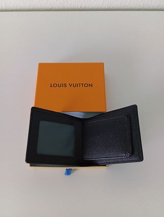 Cartera Louis Vuitton Negra/Gris