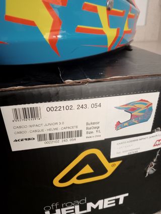 Casco Moto Cross Junior