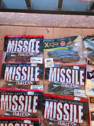 Lote señuelos pesca black bass