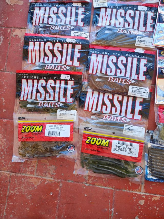 Lote señuelos pesca black bass