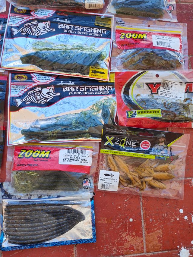 Lote señuelos pesca black bass