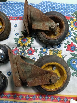 4 Ruote Carrello + 2 Piccole