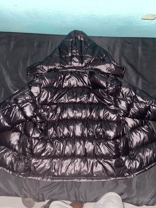 Chaqueta Moncler Negra Brillante