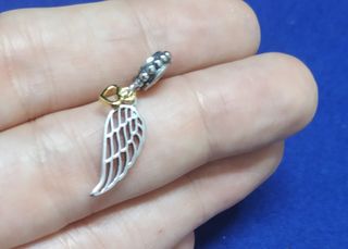 Charm Ala de Ángel Corazón Pulsera Pandora collar 
