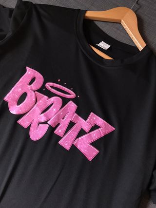 Camiseta Bratz Rosa Glitter Talla L
