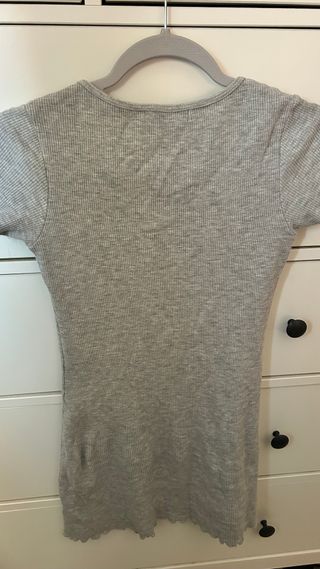 Vestido gris Pull&Bear talla S