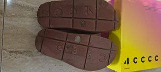 Sandalias 4cccees Marrón Hebilla Dorada