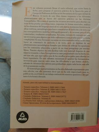 Música, temario práctico 