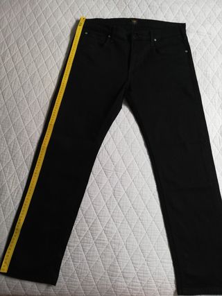 Pantalones Lee Daren Zip Fly Negros Talla 36