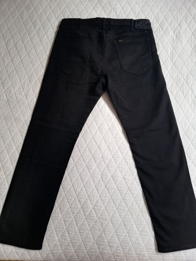 Calça Lee Daren Zip Fly Preta Tamanho 36