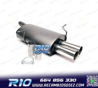 SILENCIOSO ESCAPE PARA BMW SERIE 3 E46 1998-2001 x2