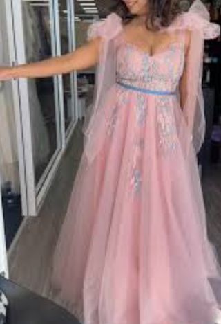 Vestido largo tul