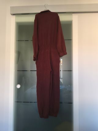 Mono Zara punto marrón talla M