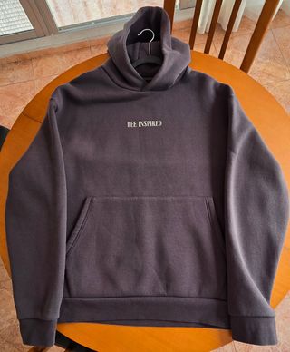 Sudadera Bee Inspired Talla L Gris NUEVA