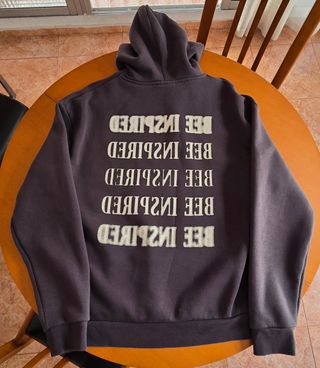Sudadera Bee Inspired Talla L Gris NUEVA