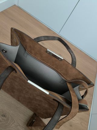 Bolso Marrón Cuero