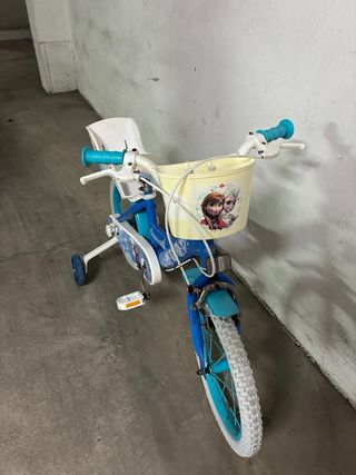 Bicicleta Frozen Niña 16 con Ruedines