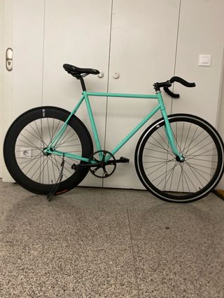 Bicicleta Fixie color menta