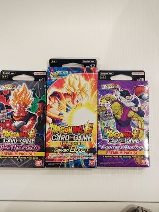 Dragon Ball Super Card Game - 3 Premium Pack Set