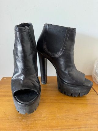 Botines Versace Piel Talla 39