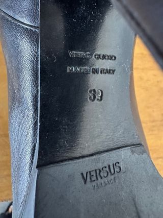 Botines Versace Piel Talla 39