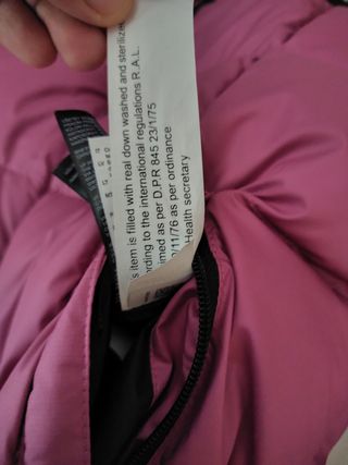Plumas The North Face 700 Rosa y Negro