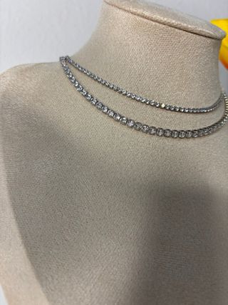 Collar de plata con corazón
