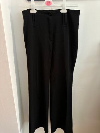 Pantalón de traje tiro bajo negro Talla XS