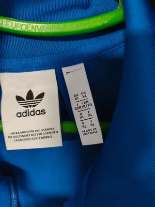 Chaqueta Chándal Adidas Azul