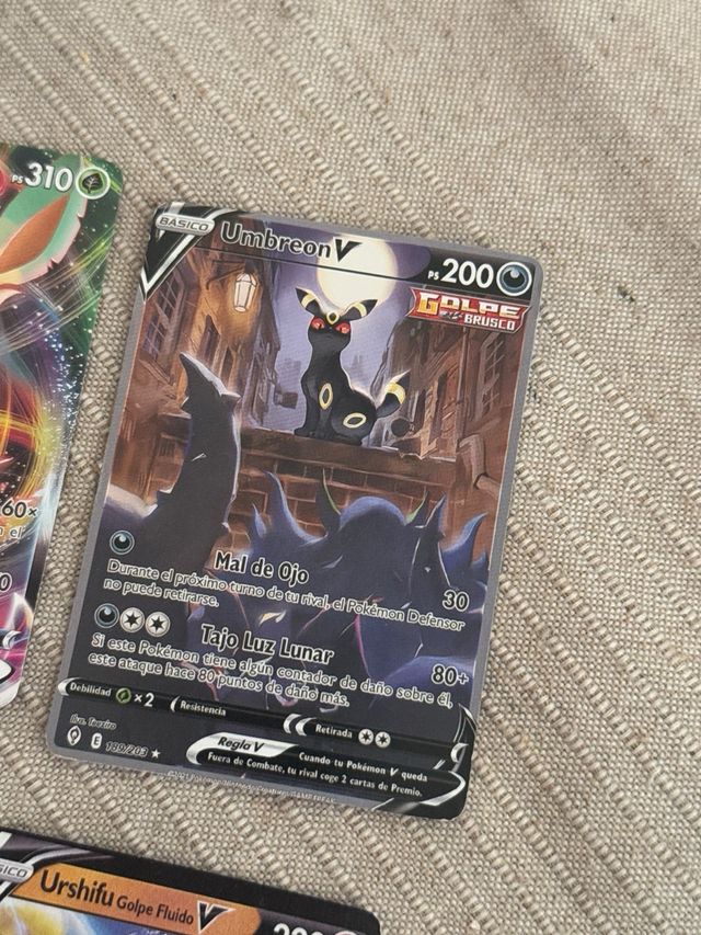 Lote de 6 cartas Pokémon V y VMAX